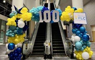 Luxury balloon decor for a corporate gala in Boston